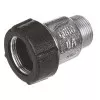 Raccord mâle à compression ø15 - 15/21 pour tubes acier et PE GEBOQUICK