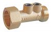 Clapet de retenue anti-pollution à double purge type EA NF mâle & écrou 20/27 58mm