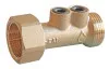 Clapet de retenue anti-pollution à double purge type EA NF mâle & écrou 20/27 58mm