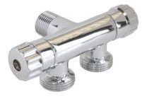 Robinet de piquage double anticalcaire