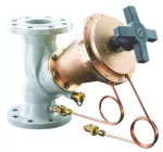 Vanne d'équilibrage HYDROMAT DFC 400 à 1800 mbars DN100 - OVENTROP