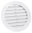 Grille de ventilation ronde PVC ø125