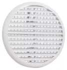 Grille de ventilation ronde ø80 avec moustiquaire amovible