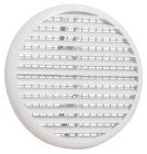 Grille de ventilation ronde ø80-125 universelle avec moustiquaire amovible