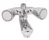 Mélangeur de bain-douche chromé entraxe 110mm