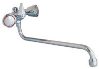 Mélangeur de douche chromé bec long entraxe 60mm