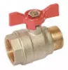 Vanne à sphère mâle femelle 20/27 V490 à manette papillon
