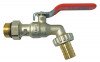 Robinet d'arrosage orientable à sphère avec raccord au nez 15/21 - 20/27