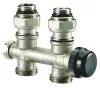 Distributeur thermostatisable bitube raccord au sol 3/4EK-15/21