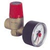 Bloc soupape mano pour installation de chauffage en circuit ferme