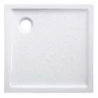 Receveur de douche céramique extra-plat 6 cm blanc 80x80cm