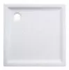 Receveur de douche céramique extra-plat 6 cm blanc 90x90cm