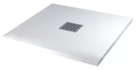 Receveur de douche résine de synthèse MINA blanc 80x80