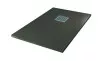 Receveur de douche résine de synthèse MINA gris anthracite 70x120