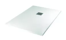 Receveur de douche résine de synthèse MINA blanc 90x100
