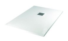 Receveur de douche résine de synthèse MINA blanc 90x100