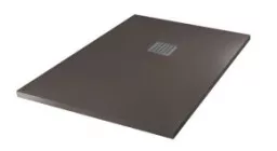 Receveur de douche résine de synthèse MINA gris anthracite 90x100