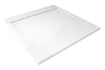 Receveur de douche caniveau résine de synthèse RUNA blanc 90x90