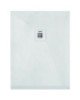 Receveur de douche résine de synthèse RECEA blanc 80x100