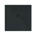 Receveur de douche résine de synthèse RECEA noir 100x100