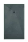 Receveur de douche résine de synthèse RECEA gris anthracite 80x170