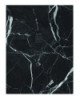 Receveur de douche résine de synthèse RECEA marbre noir 90x100 - ELMER