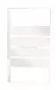 Pare-baignoire 1 volet 140x85cm 4 bandes givrées