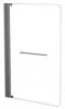 Pare-baignoire 1 volet 140x85cm verre transparent