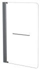 Pare-baignoire 1 volet 140x85cm verre transparent
