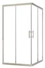 Paroi de douche accès d'angle coulissant ENLOK 80cm