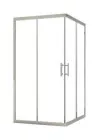 Paroi de douche accès d'angle coulissant ENLOK 90 cm