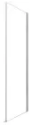 Retour fixe verre transparent SELYNA 80cm