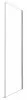 Retour fixe verre transparent SELYNA 80cm