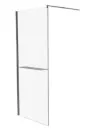 Paroi de douche fixe profilé chromé VERSUS 90cm