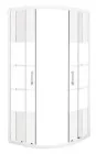 Paroi quart de cercle 2 volets coulissants AUMEA 90cm