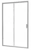 Paroi de douche porte coulissante profilés chromés CONCEPT'O 120cm