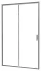 Paroi de douche porte coulissante profilés chromés CONCEPT'O 140cm