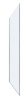 Paroi de douche fixe SCUDO 40cm