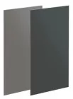 Panneau mural réversible gris métallisé et gris anthracite L 120 x H 255 cm