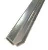 Profilé d'angle chromé pour panneau mural 3 mm