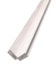 Profilé d'angle blanc pour panneau mural 3 mm