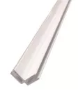 Profilé d'angle blanc pour panneau mural 3 mm