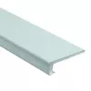 Profilé de finition droit chromé pour panneau mural 4 mm