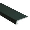 Profilé de finition droit noir pour panneau mural 4 mm