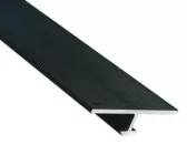 Profilé de jonction noir pour panneau mural 4 mm