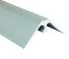 Profilé d'angle sortant chromé pour panneau mural 4 mm