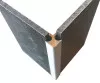 Profilé d'angle sortant chromé pour panneau mural 4 mm