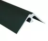 Profilé d'angle sortant noir pour panneau mural 4 mm