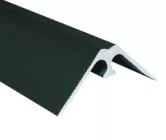 Profilé d'angle rentrant noir pour panneau mural 4 mm