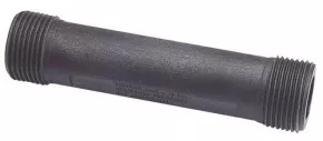 Tube de rinçage plastique double mâle 170 mm pour compteur d'eau